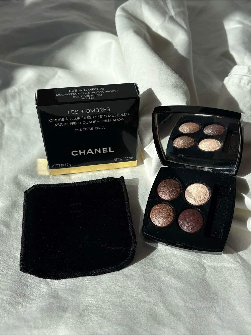 Chanel Les 4 Ombres Eyeshadow Palette Tisse Rivoli 226